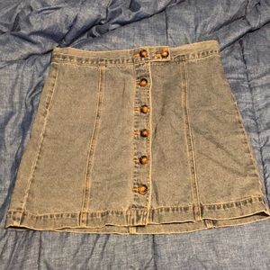 F21 Jean Skirt